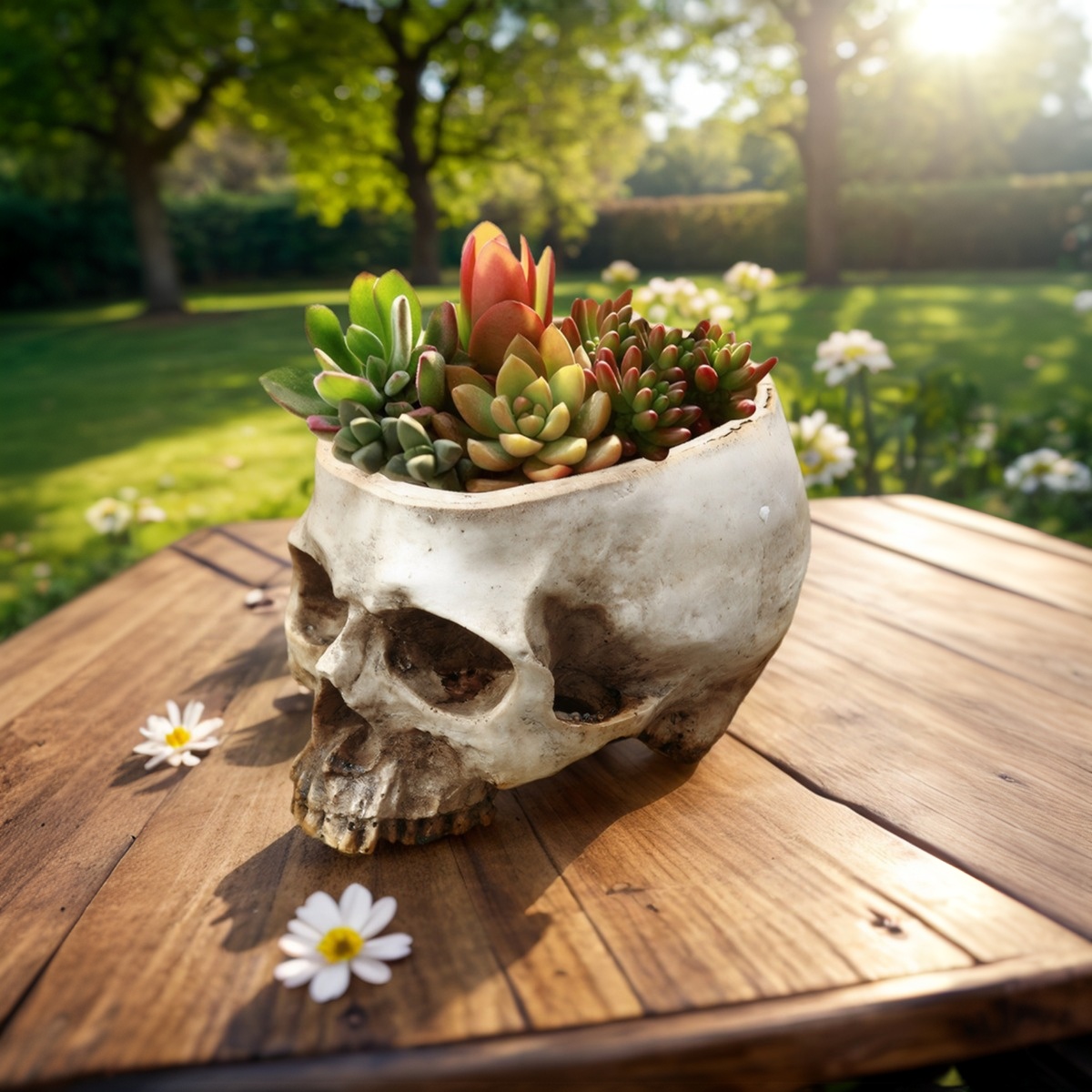 1 adet, yaratıcı kafatası saks - Snake Plant Ceramic incelemesi ve fiyatı
