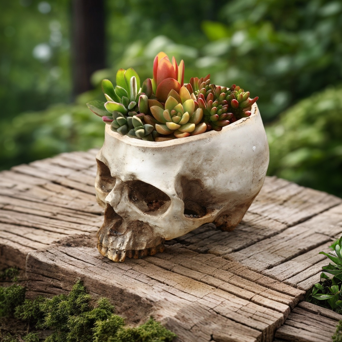 1 adet, yaratıcı kafatası saks - Snake Plant Ceramic incelemesi ve fiyatı