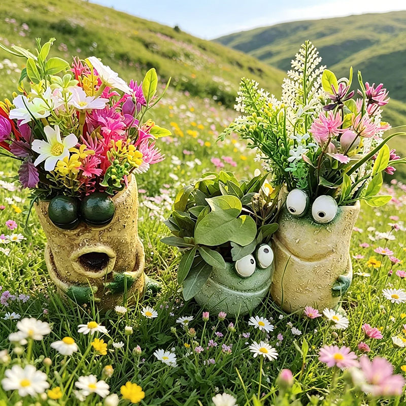 Drenaj Delikli Reçine Kurbağa  - Snake Plant Ceramic incelemesi ve fiyatı