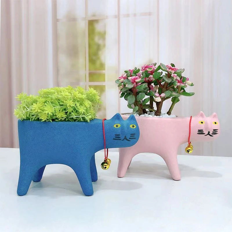 Kedi saksı yaratıcı sevimli se - Cactus Mix Pot incelemesi ve fiyatı